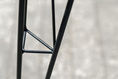 "Руссо" обеденный стол из HPL 150х80см, цвет "черный мрамор"